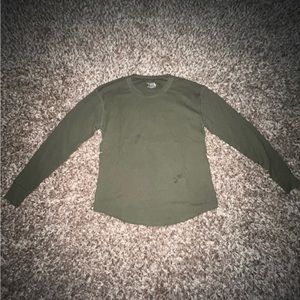 Green sweater/top, super comfortable, lightly used, smoke free home